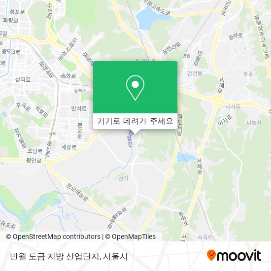 반월 도금 지방 산업단지 지도