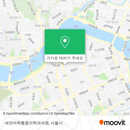 세연마취통증의학과의원 지도