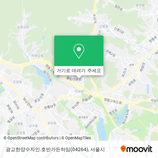 광교한양수자인.호반가든하임(04264) 지도