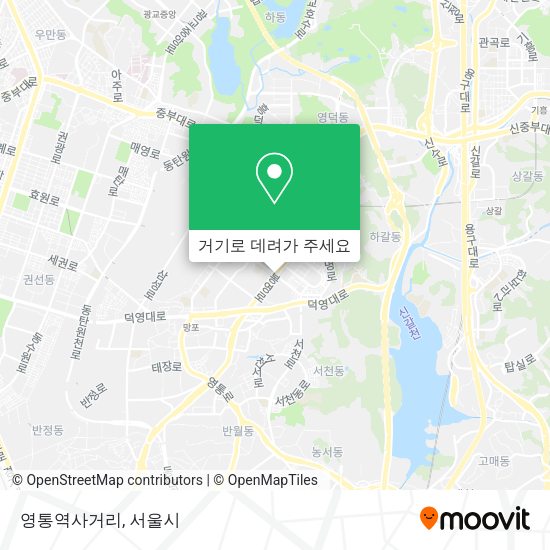 영통역사거리 지도