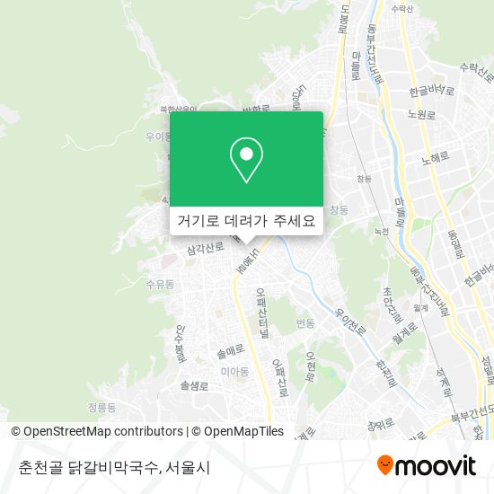 춘천골 닭갈비막국수 지도