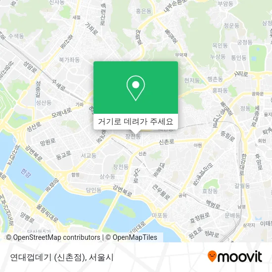 연대껍데기 (신촌점) 지도