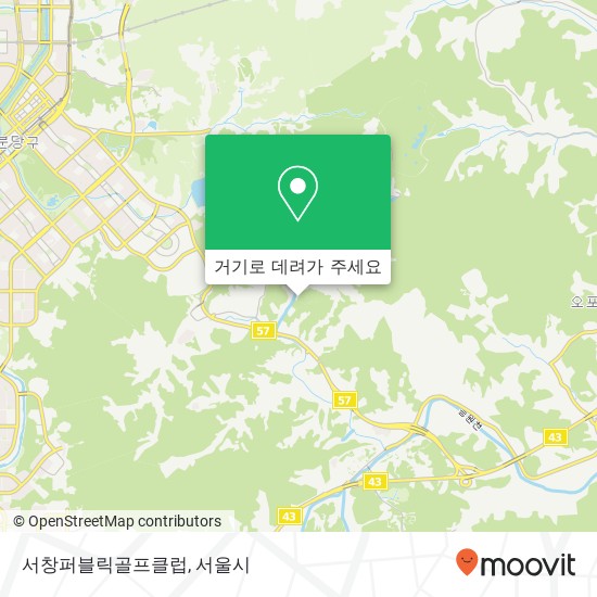 서창퍼블릭골프클럽 지도