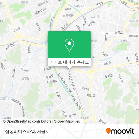 삼성리더스타워 지도