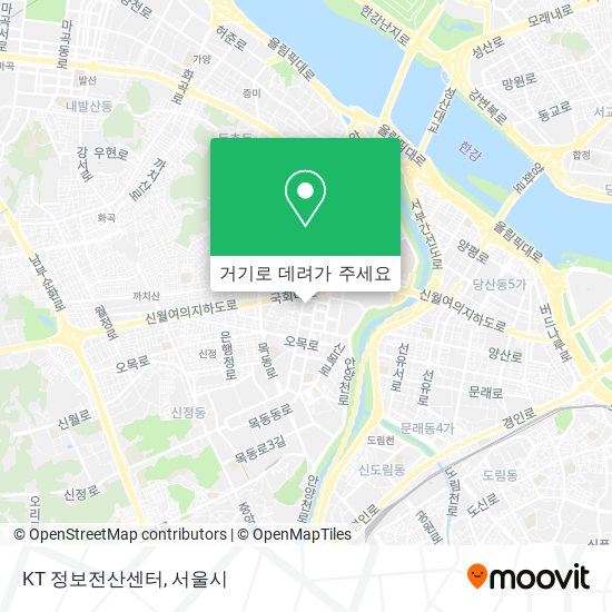 KT 정보전산센터 지도