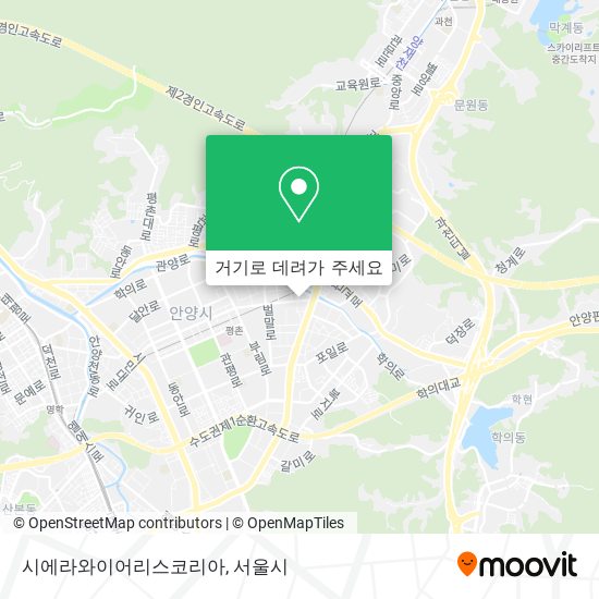 시에라와이어리스코리아 지도
