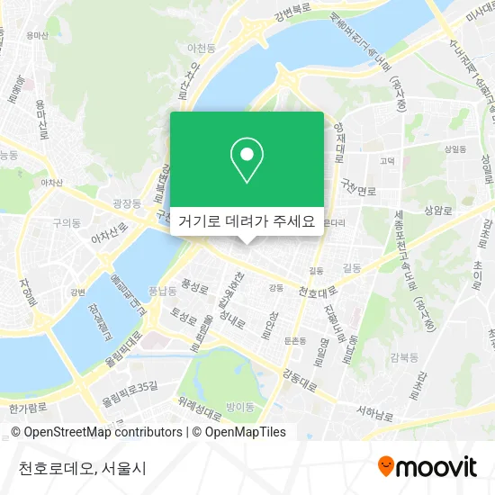 천호로데오 지도