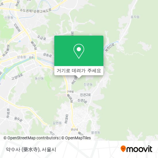 약수사 (藥水寺) 지도