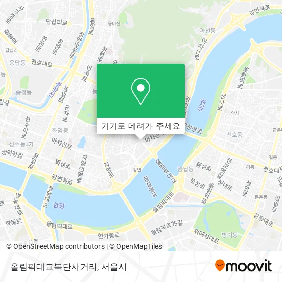 올림픽대교북단사거리 지도