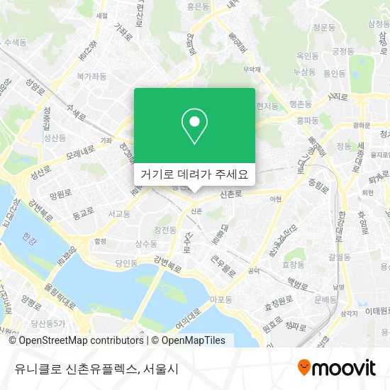 유니클로 신촌유플렉스 지도