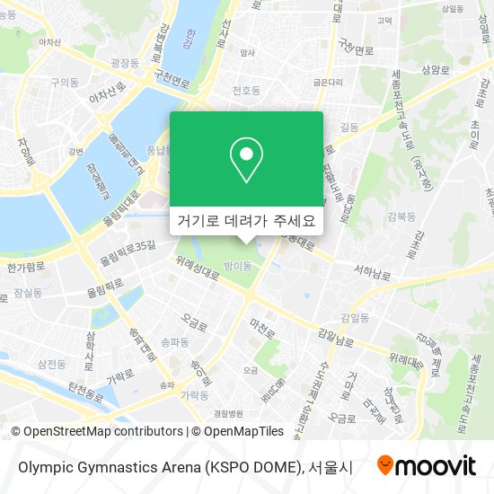 Olympic Gymnastics Arena (KSPO DOME) 지도