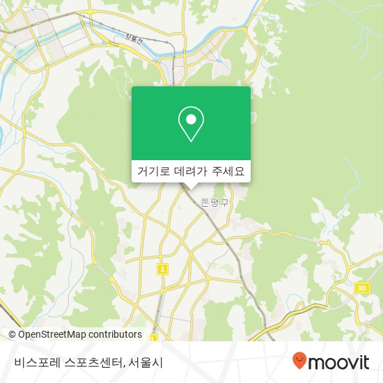 비스포레 스포츠센터 지도