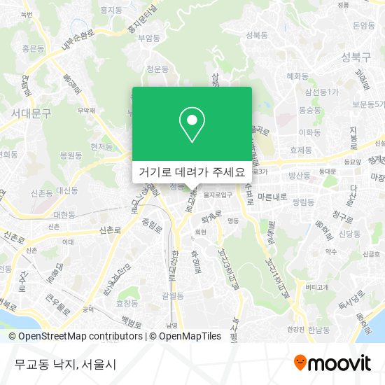 무교동 낙지 지도