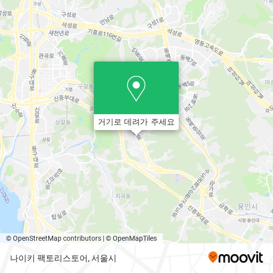 나이키 팩토리스토어 지도