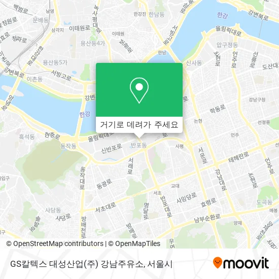 GS칼텍스 대성산업(주) 강남주유소 지도