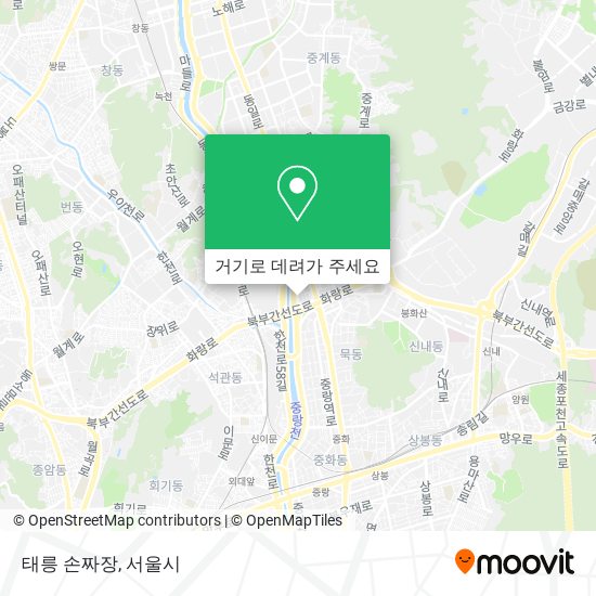 태릉 손짜장 지도