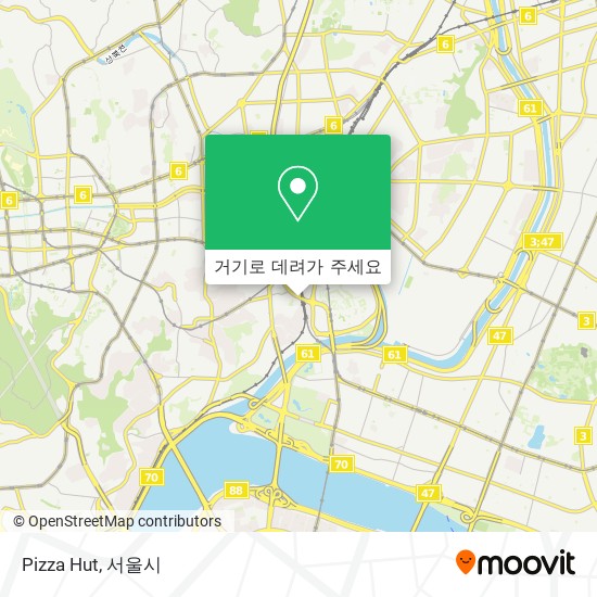 Pizza Hut 지도