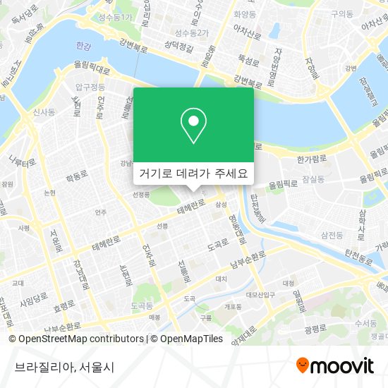 브라질리아 지도