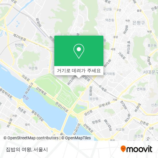 집밥의 여왕 지도