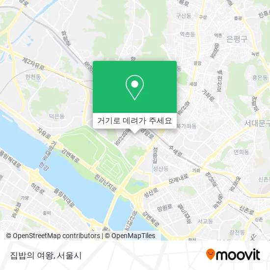 집밥의 여왕 지도