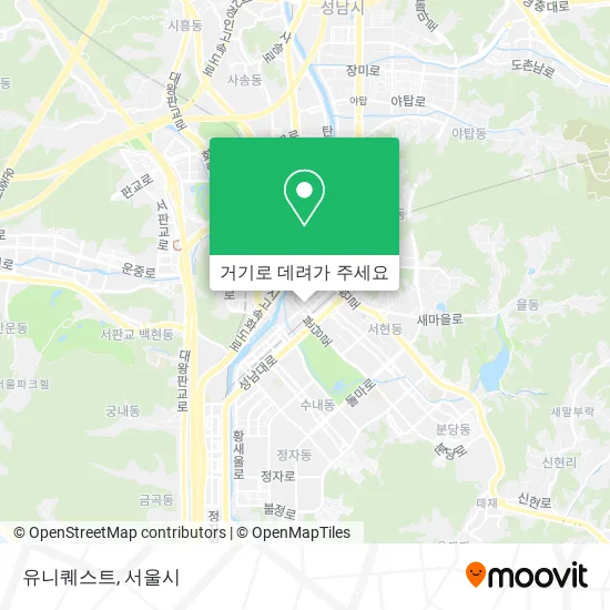 유니퀘스트 지도