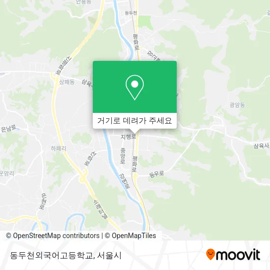 동두천외국어고등학교 지도