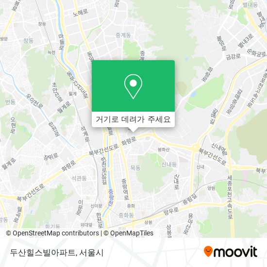 두산힐스빌아파트 지도