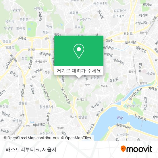패스트리부티크 지도