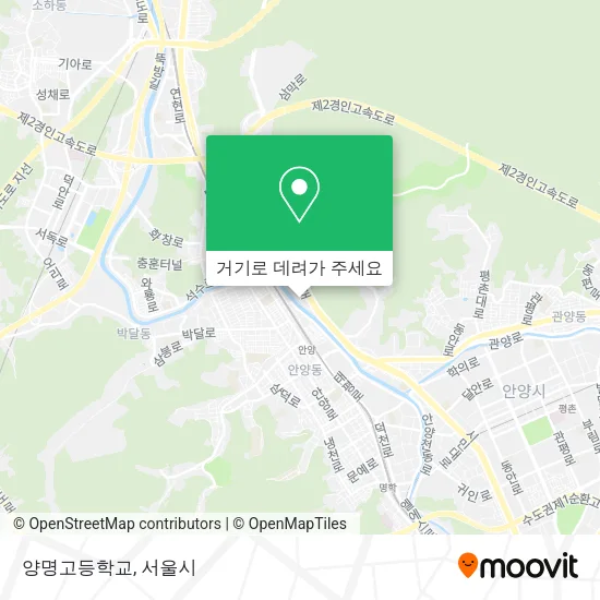 양명고등학교 지도