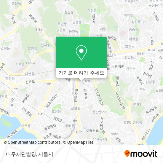 대우재단빌딩 지도