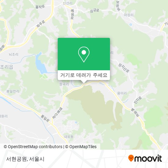 서현공원 지도