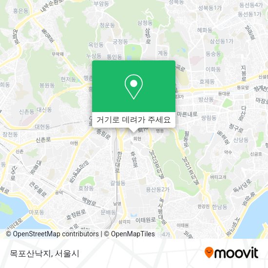 목포산낙지 지도