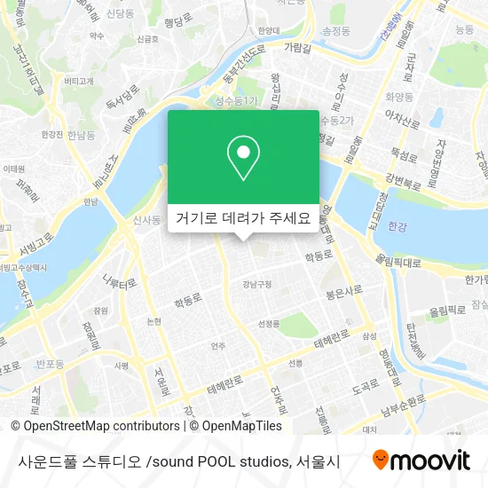 사운드풀 스튜디오 /sound POOL studios 지도