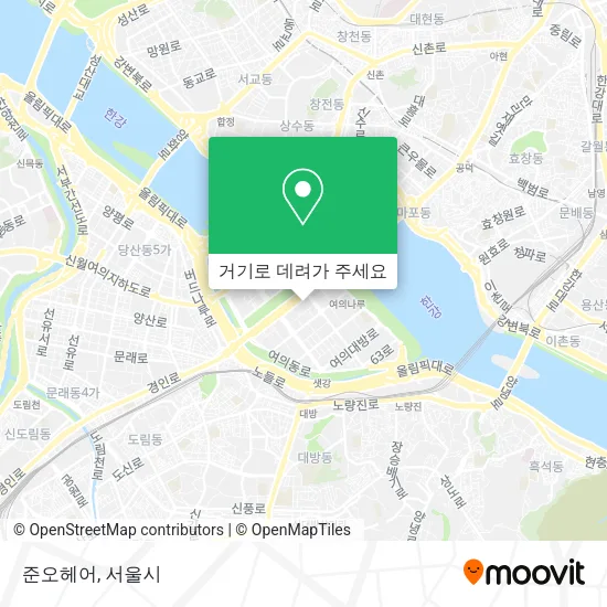준오헤어 지도