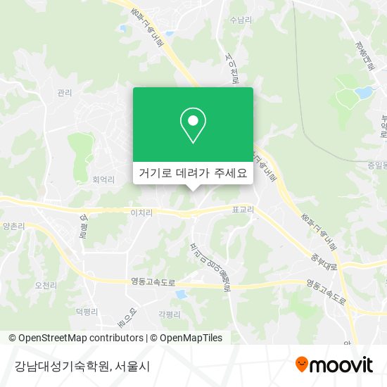 강남대성기숙학원 지도