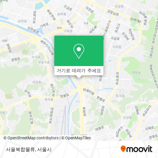 서울복합물류 지도