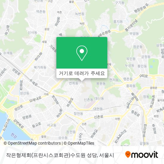 작은형제회(프란시스코회관)수도원 성당 지도