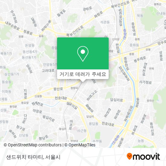 샌드위치 타마티 지도