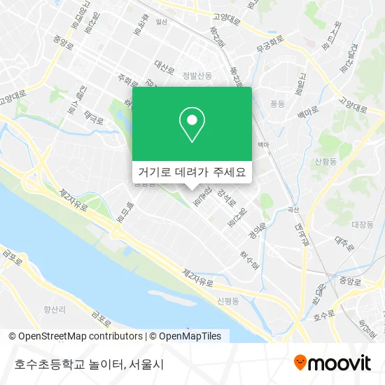 호수초등학교 놀이터 지도