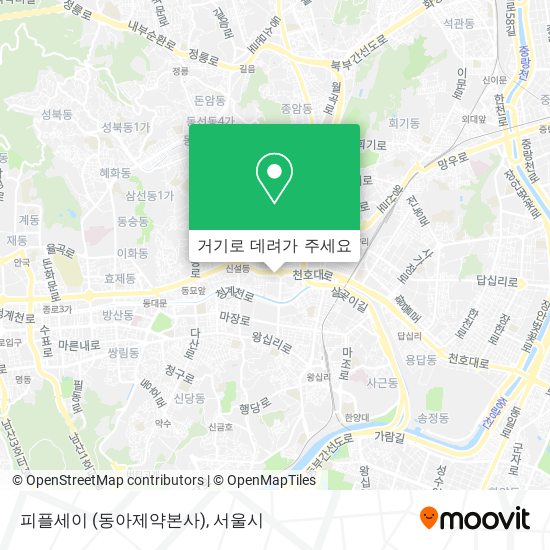 피플세이 (동아제약본사) 지도