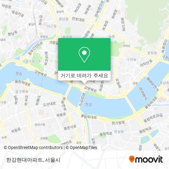 한강현대아파트 지도
