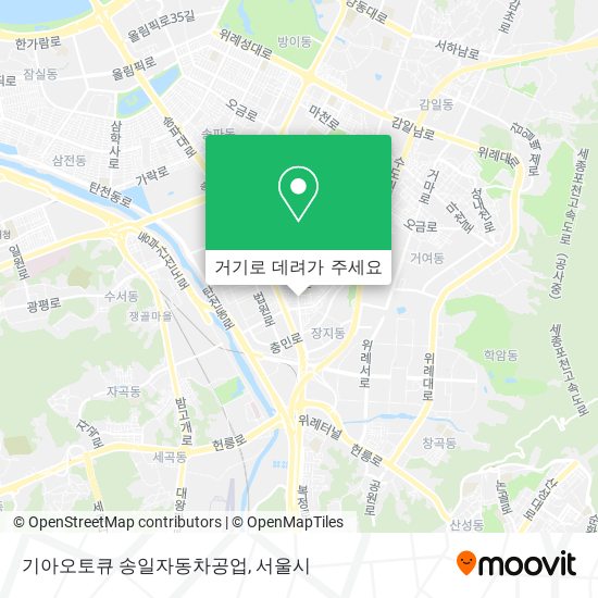 기아오토큐 송일자동차공업 지도