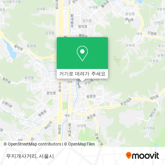 무지개사거리 지도