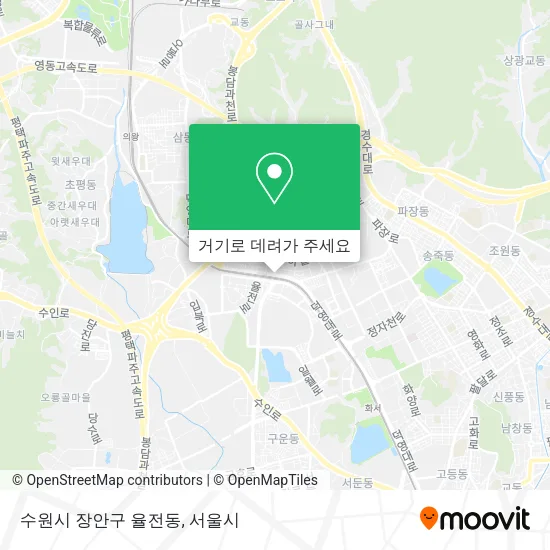 수원시 장안구 율전동 지도
