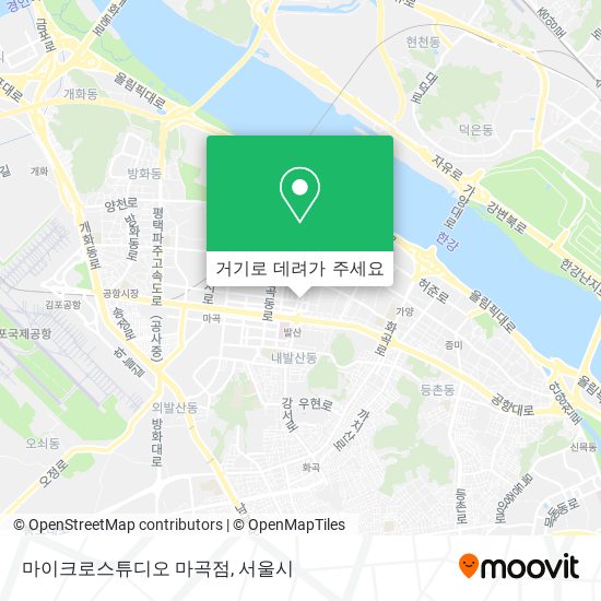 마이크로스튜디오 마곡점 지도