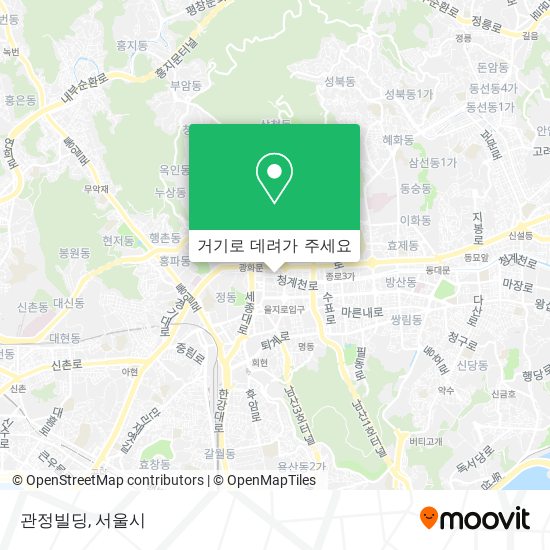 관정빌딩 지도