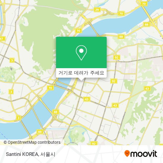 Santini KOREA 지도