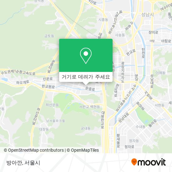 방아깐 지도