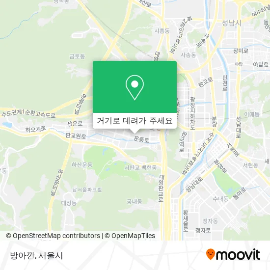 방아깐 지도