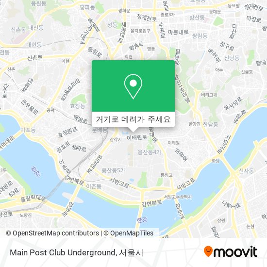 Main Post Club Underground 지도